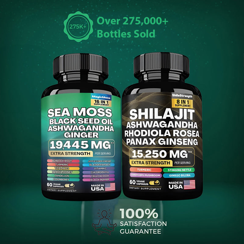 Dynamic Vitality Bundle - Shilajit & Seamoss – 777 Supplements