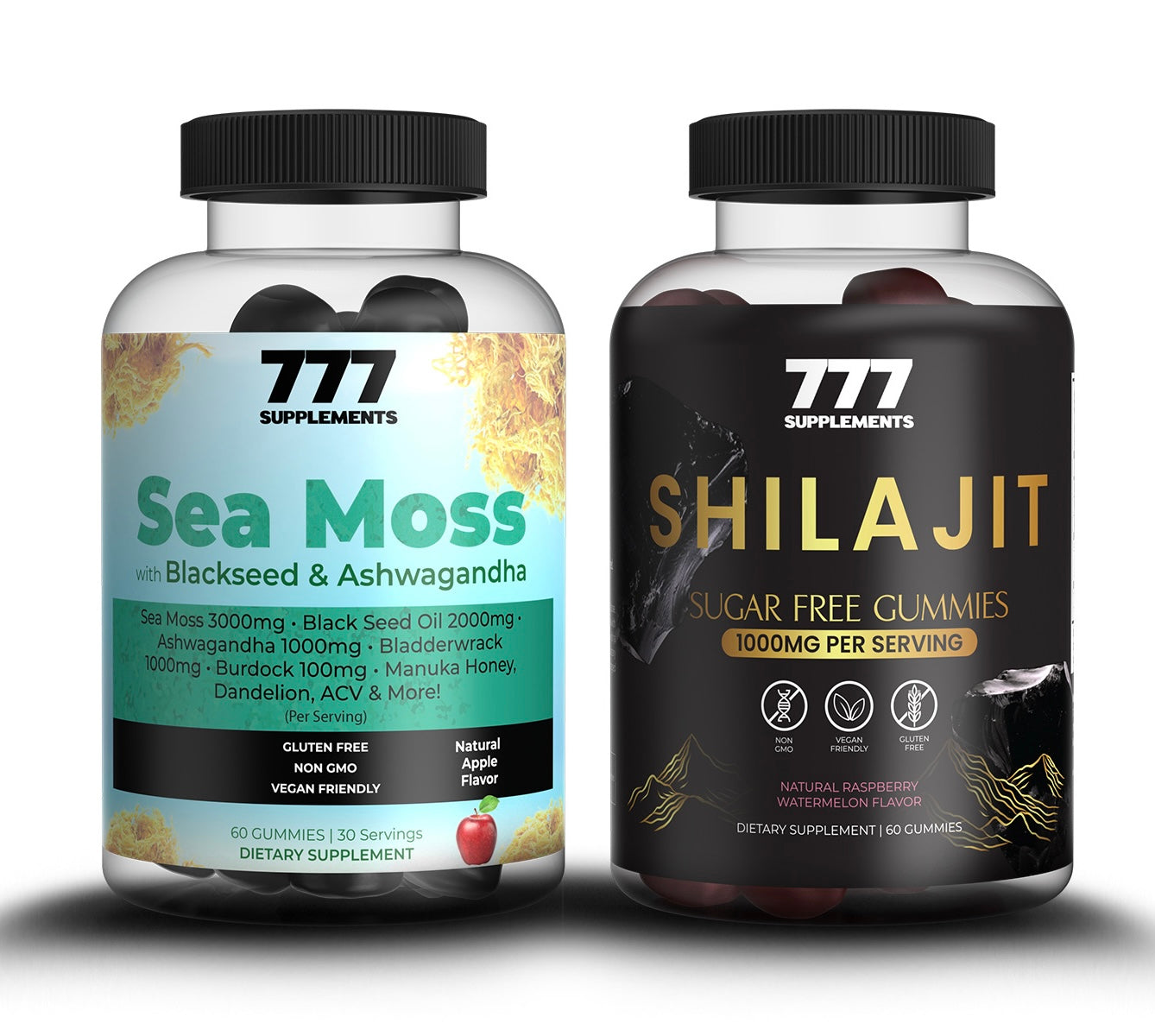 Seamoss & Shilajit Gummy Combo